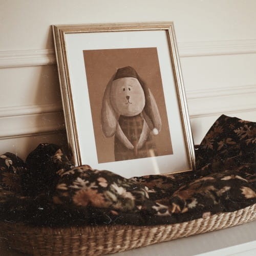 OliOliposters plakat Grey Rabbit