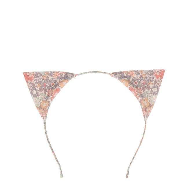Meri Meri opaska do włosów uszy kota kwiatowe M205516