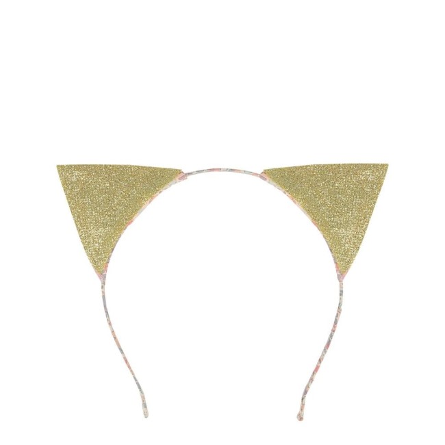 Meri Meri opaska do włosów uszy kota kwiatowe M205516