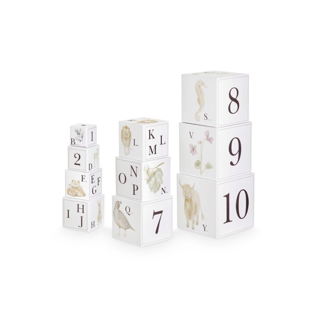 Cam Cam Copenhagen kartonowa wieża alfabet zwierzęta 1611 D13