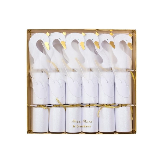 Meri Meri Petardy z niespodziankami Łabędź