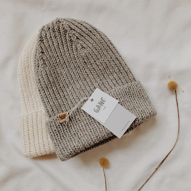 Gang of kids merino beanie grey