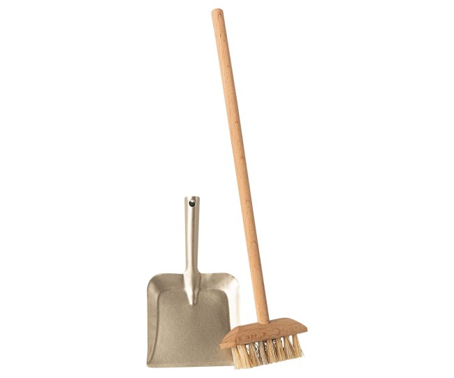 Maileg Akcesoria Broom set - miotła zmiotka, szufelka 11-0301-00