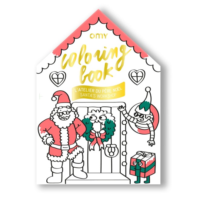 OMY kolorowanka książka Christmas Factory