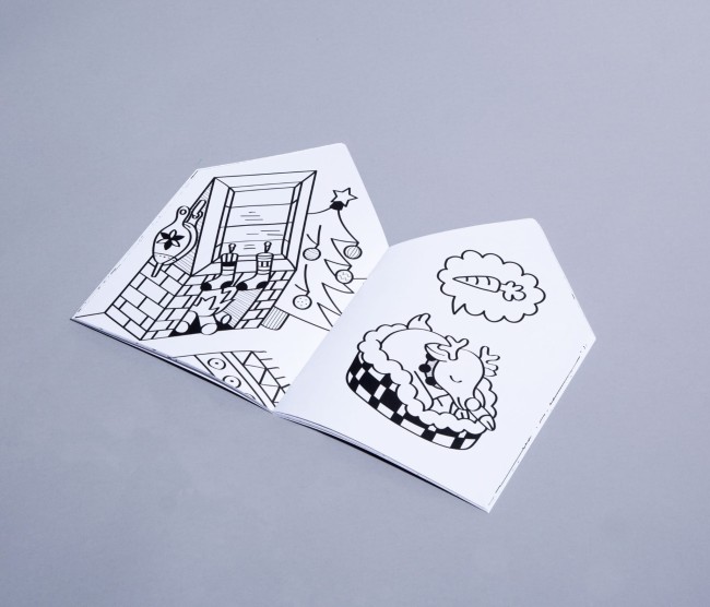 OMY kolorowanka książka Christmas Factory