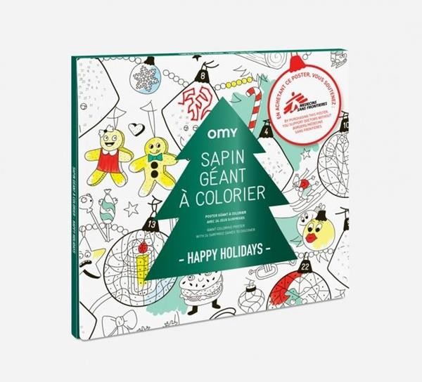 OMY kolorowanka plakat giant Christmas Tree