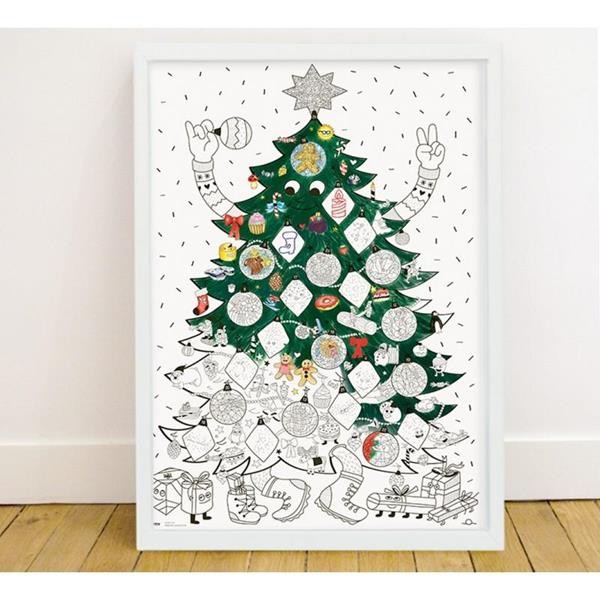OMY kolorowanka plakat giant Christmas Tree 44297 OMY POS213