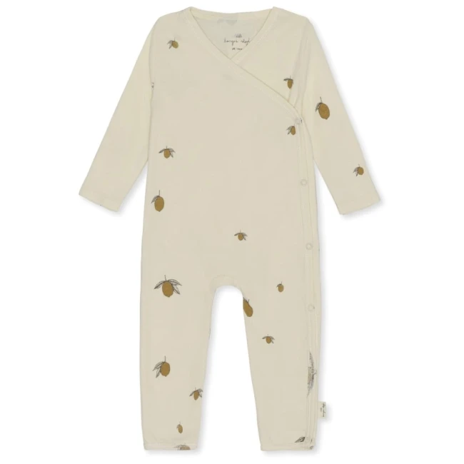 Onesie Konges Slojd Pajac Newborn Lemon