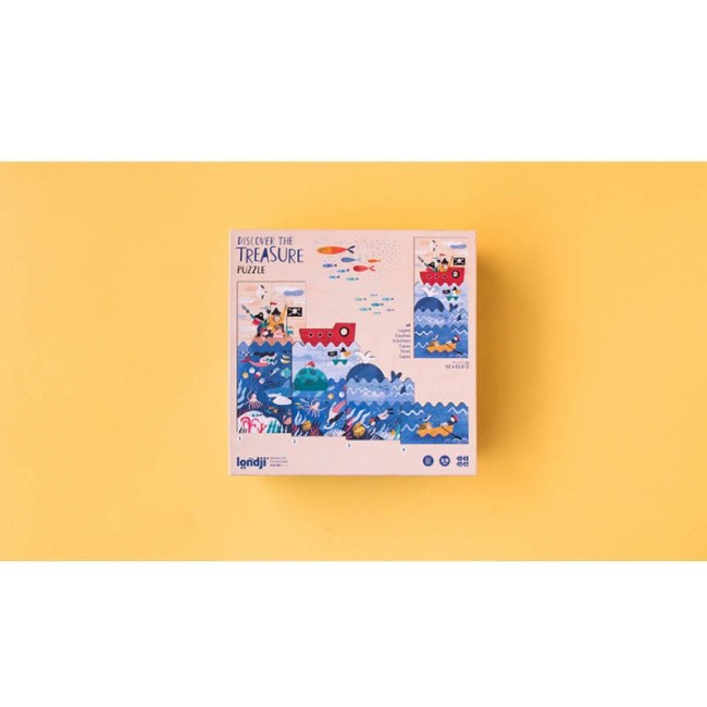 Londji Puzzle dla dzieci progresywne, Odkrywaj skarby 1860