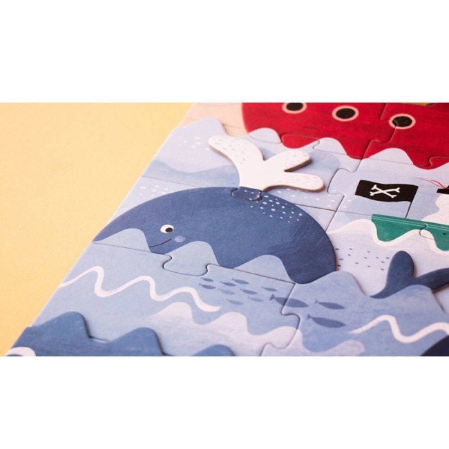 Londji Puzzle dla dzieci progresywne, Odkrywaj skarby