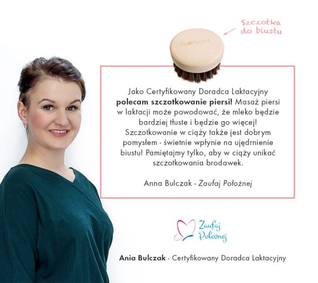 Lullalove szczotka do biustu do szyi i dekoltu 32484