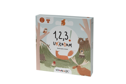 Wspomagajki 1,2,3 ! Układam Zwierzęta w Lesie