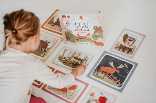 Wspomagajki 123! Układam Zwierzęta w Lesie