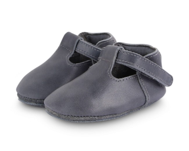 Donsje Obuwie dziecięce Elia Grey Classic Leather ss'20