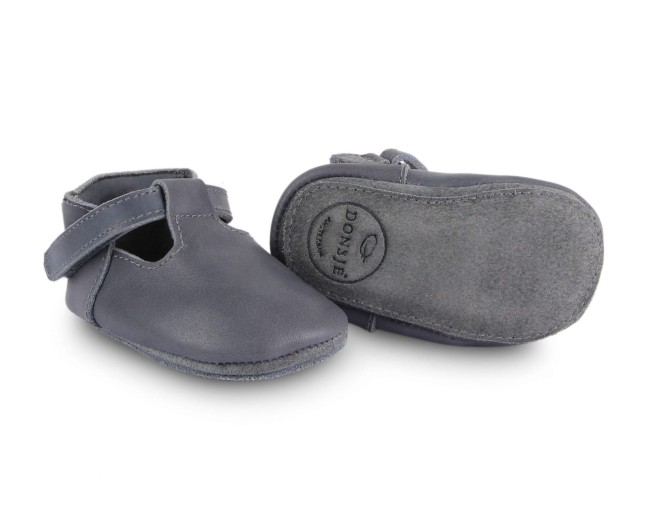 Donsje Obuwie dziecięce Elia Grey Classic Leather ss'20