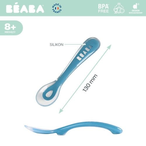 Beaba Łyżeczka silikonowa 8m+ blue - 4104