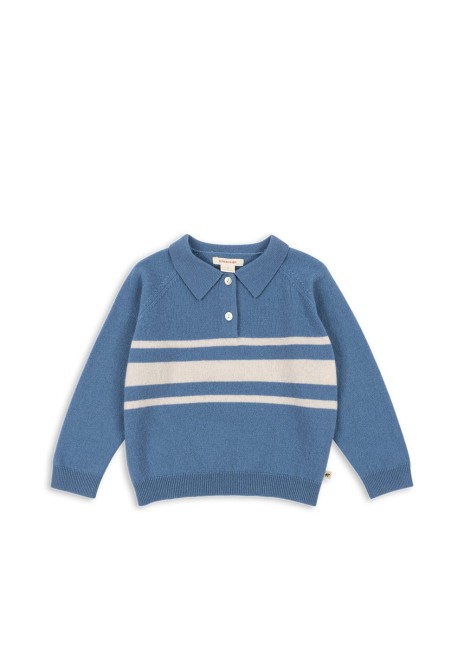 KONGES SLOJD POLO BASIL BLUE