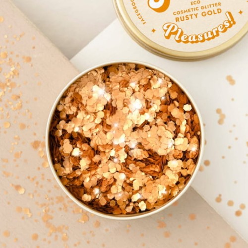 Ministerstwo Dobrego Mydła Bio brokat Facegroovin’ Rusty Gold Glitter