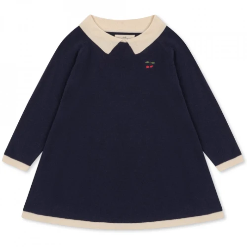 konges slojd sukienka venton dress navy