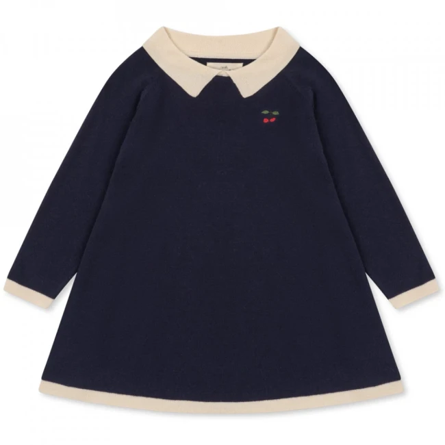 konges slojd sukienka venton dress navy