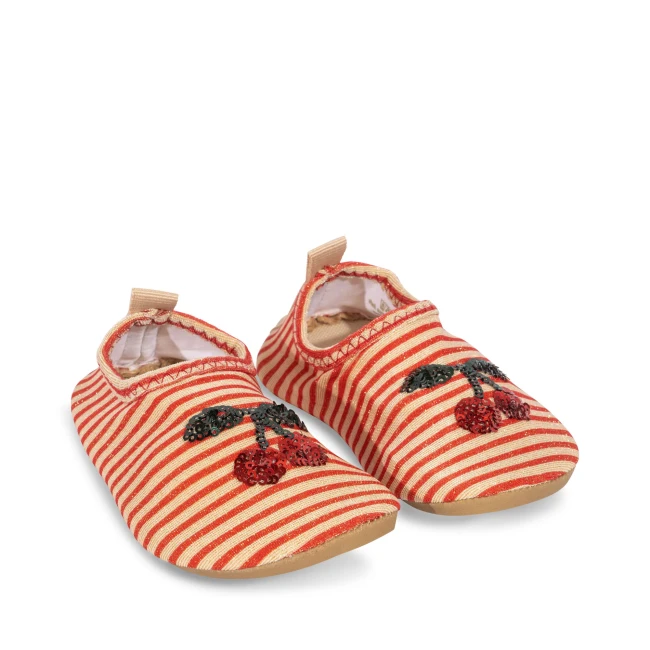 konges slojd JADE_SWIM_SHOES-Swim_shoes-GLITTER_STRIPE.webp