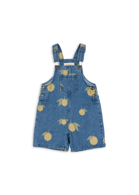 konges slojd ogrodniczki magot lemon denim