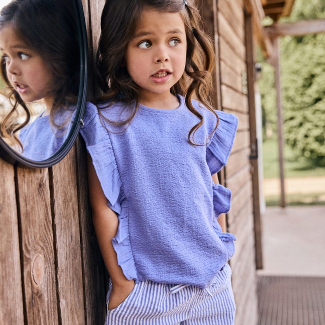 daily seven tshirt ruffle