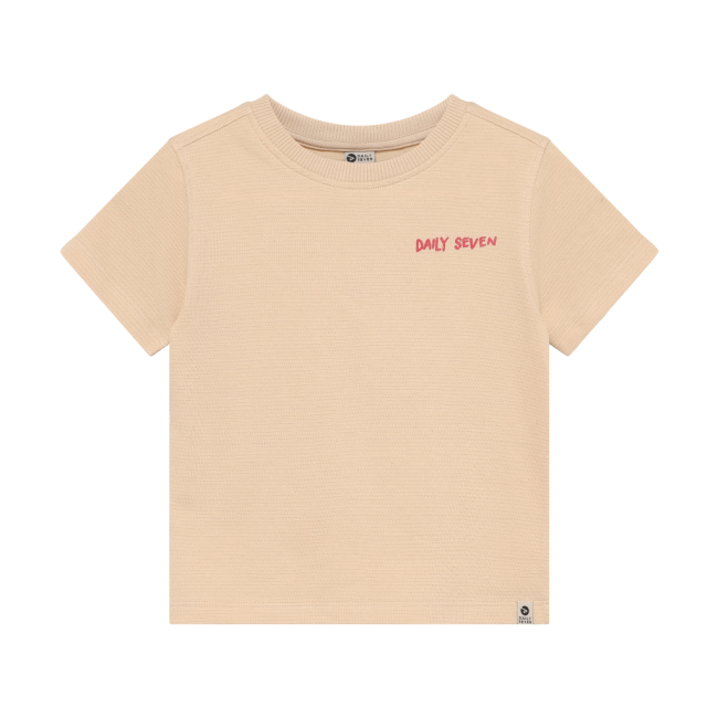 daily seven t shirt latte sand