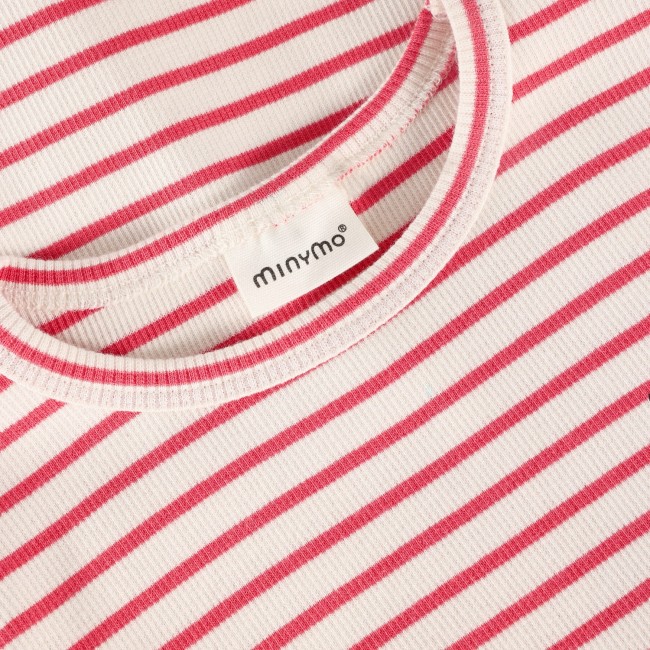 minymo  t shirt rib spiced coral