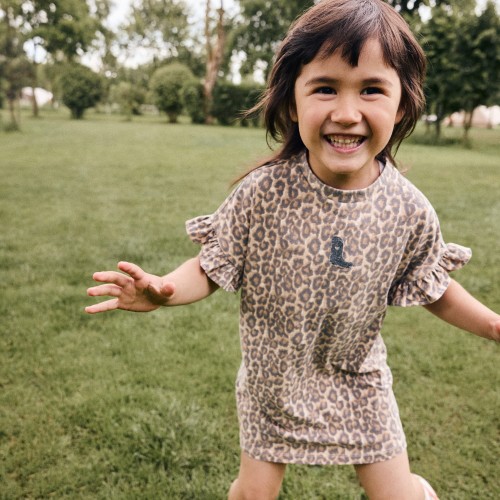 daiy seven sukienka print sandshell