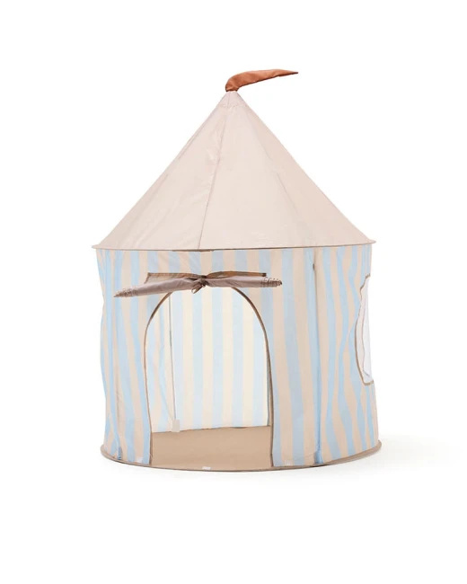 Kid's Concept - Namiot do zabawy w paski, błękitny