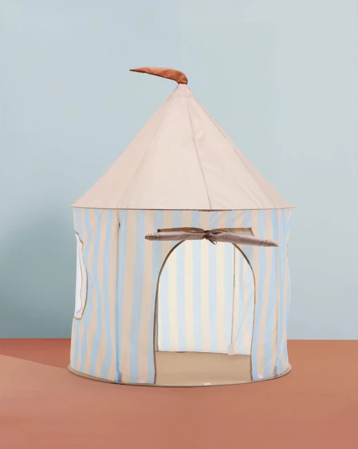 Kid's Concept - Namiot do zabawy w paski, błękitny
