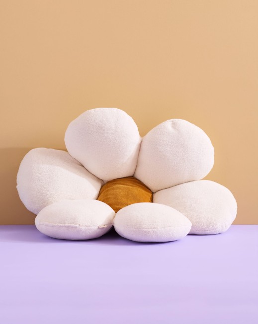 Kid's Concept - Poduszka na podłogę kwiatek, biały