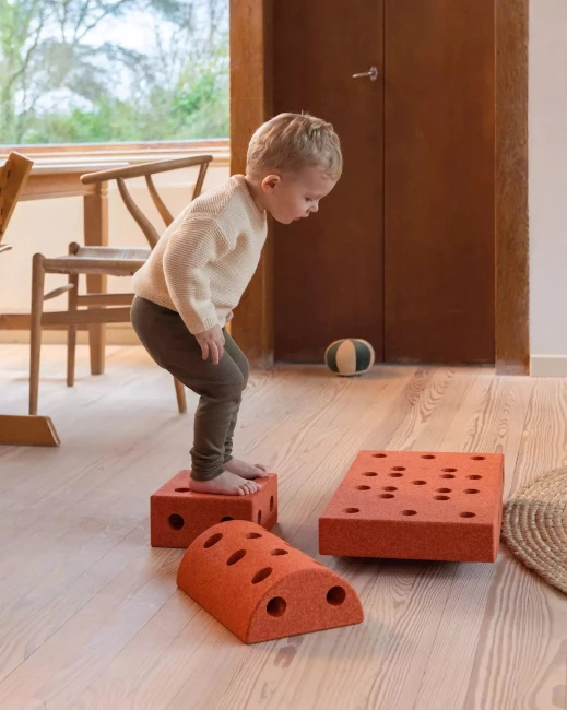 MODU - block base - sensoryczny blok piankowy, pomarańczowy