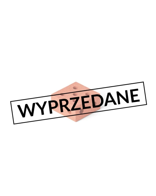 MODU - block square - sensoryczny blok piankowy, pomarańczowy