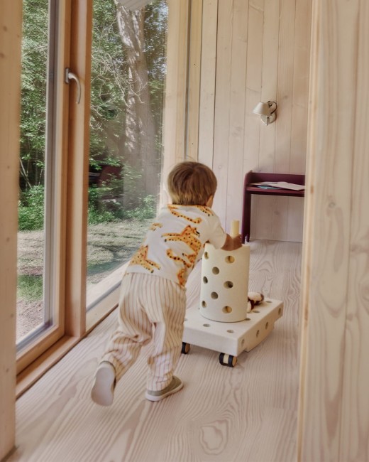 MODU Curiosity set - Kreatywne klocki rozwijające motorykę dużą, Sand Grey / Honey Yellow