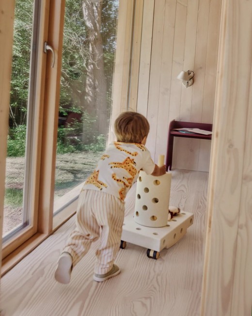 MODU Dreamer set – Kreatywne klocki rozwijające motorykę dużą, Sand Grey / Honey Yellow