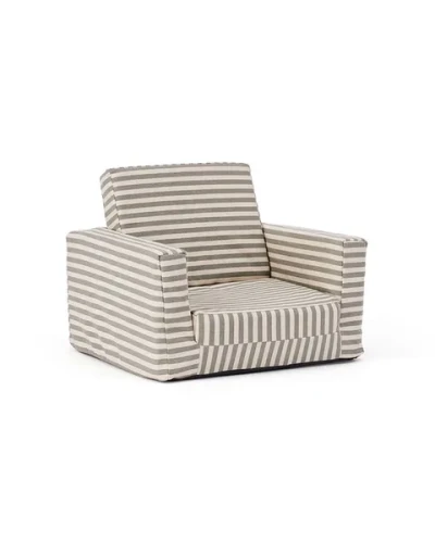 Kid's Concept - Rozkładany fotel w paski