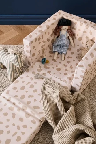 Kid's Concept - Rokładany fotel w kropki