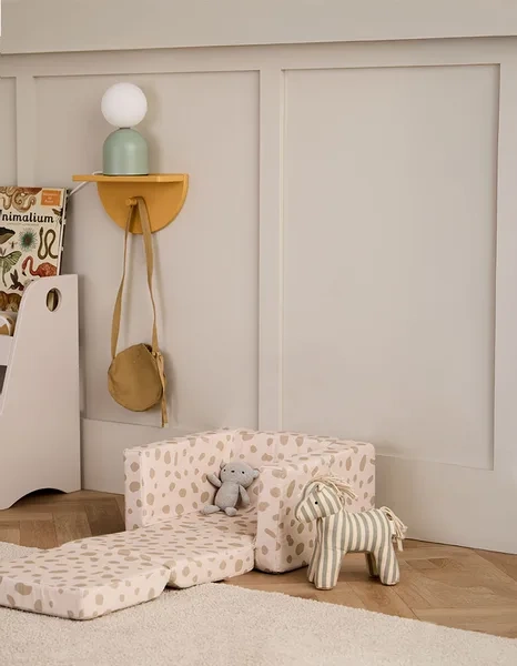 Kid's Concept - Rokładany fotel w kropki