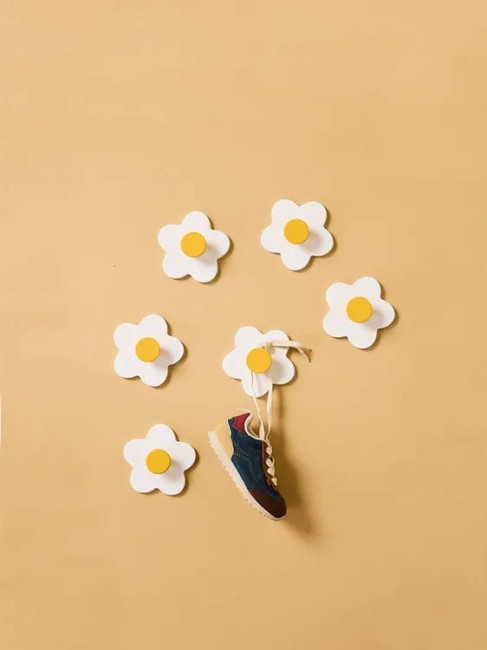 Kid's Concept - Wieszaki flower white 3 sztuki
