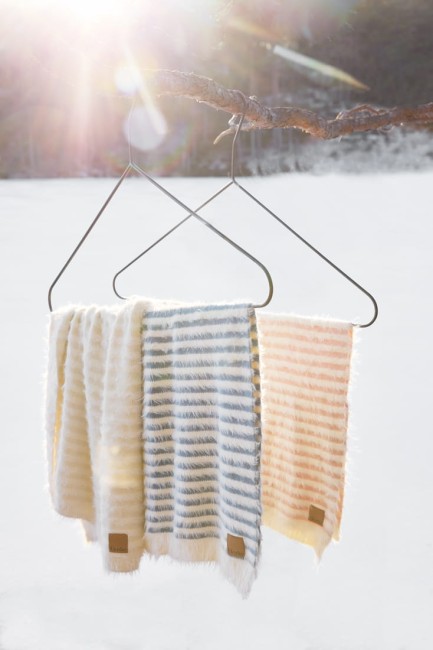 Elodie Details - Kocyk Furry Knit - Faded Rose