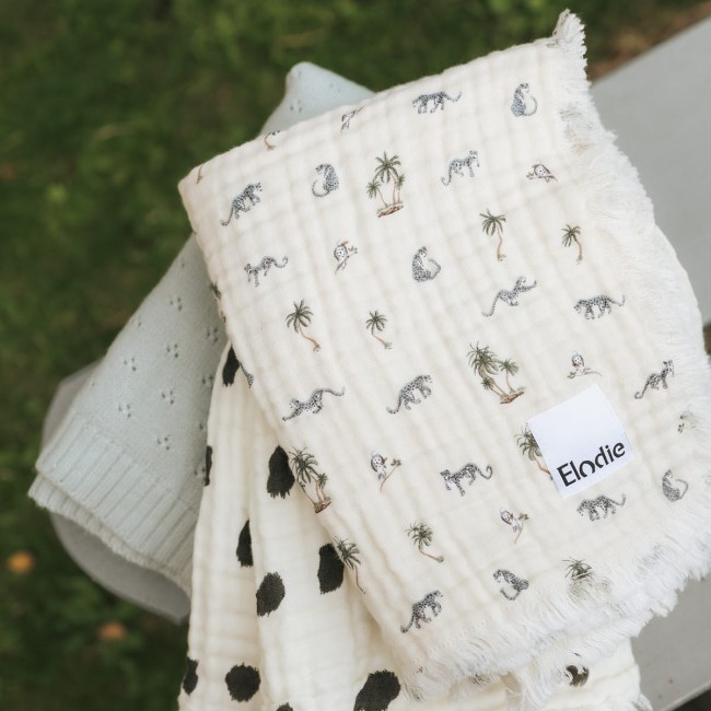 Elodie Details - Kocyk Soft Cotton Blanket - Garden Leo’s Resort