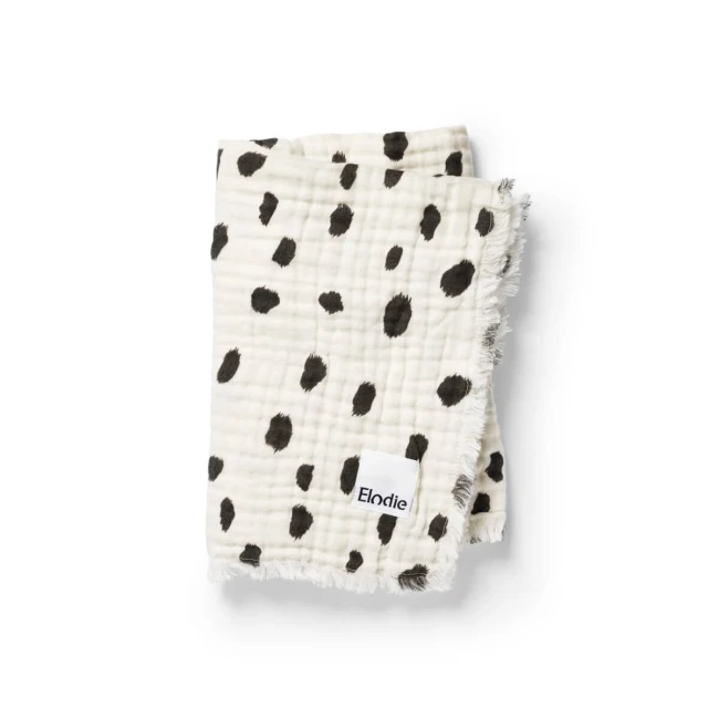Elodie Details - Kocyk Soft Cotton Blanket - Dalmatian Dots Grande