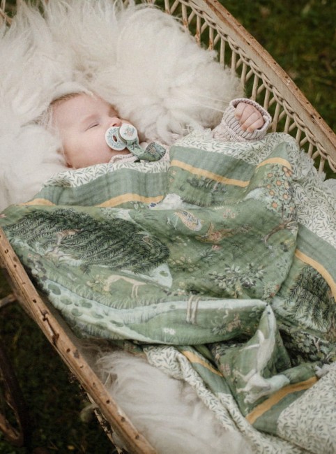 Elodie Details - Kocyk Soft Cotton Blanket - Owl & Willow