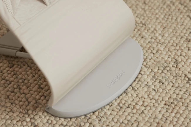 BABYBJORN - leżaczek BALANCE SOFT WOVEN/JERSEY Tri Fabric, Jasny Beż