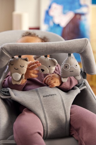 BABYBJORN - zabawka do leżaczka - Soft Friends, Neutrals