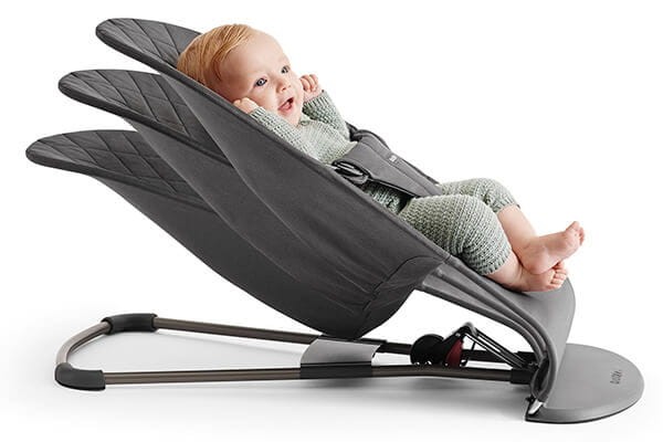 BABYBJORN - leżaczek BLISS 3D Jersey, Piaskowoszary