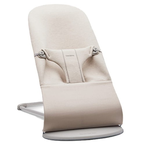 BABYBJORN - leżaczek BLISS 3D Jersey - Jasny Beż