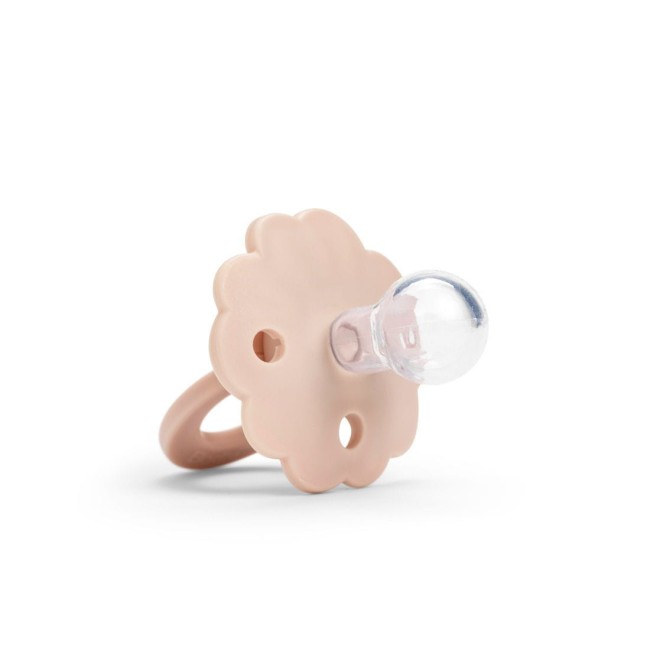 Elodie Details - Smoczek silikonowy Binky Bloom - 3 m+, Powder Pink